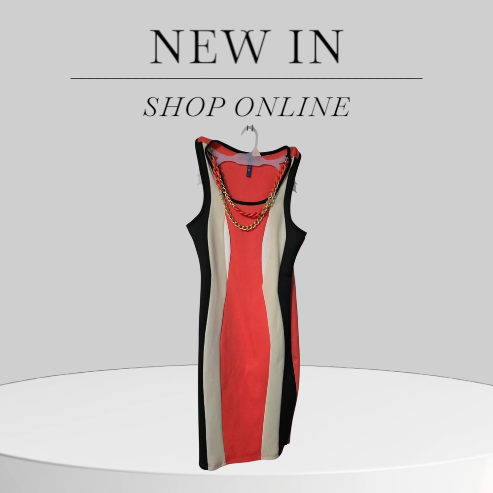 Colorblock Sleeveless Dress